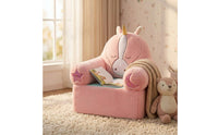 Plush-Like Kids Sofa Removable Washable Cover Cartoon Creature Sofa Armrest