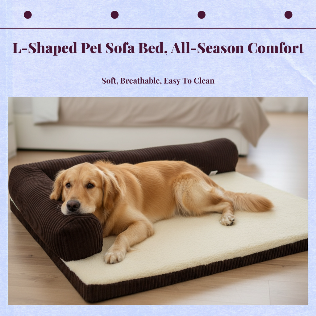 Removable Dog Sofa Bed, Non-Slip Comfort Mat Easy to Clean