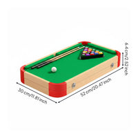 Kids Billiard Game Table Birthday Gift Tabletop Pool Game Sturdy And