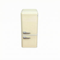 Dollhouse Refrigerator Freestanding Miniature Refrigerator Realistic
