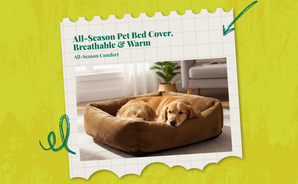 Removable dog bed cover, easy to clean, protects sofas