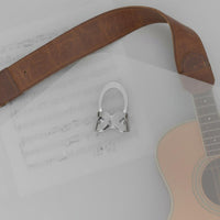 3 Pieces Metal Adjustable Finger Picks Sturdy for Practice, Musicians, Beginners