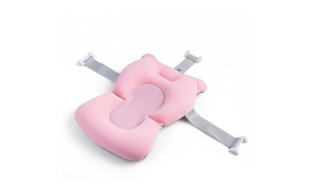 Infant Bathtub Sling Mat Anti-Slip Newborn Bath Support Pillow Quick Dry