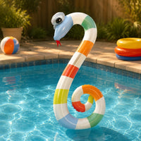 Inflatable Snake Buoy Thick PVC Water Toy Long-Lasting Vinyl for Children