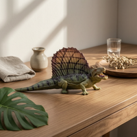 Dimetrodon Model Educational Prehistoric Reptile Model Realistic Figurine for Display