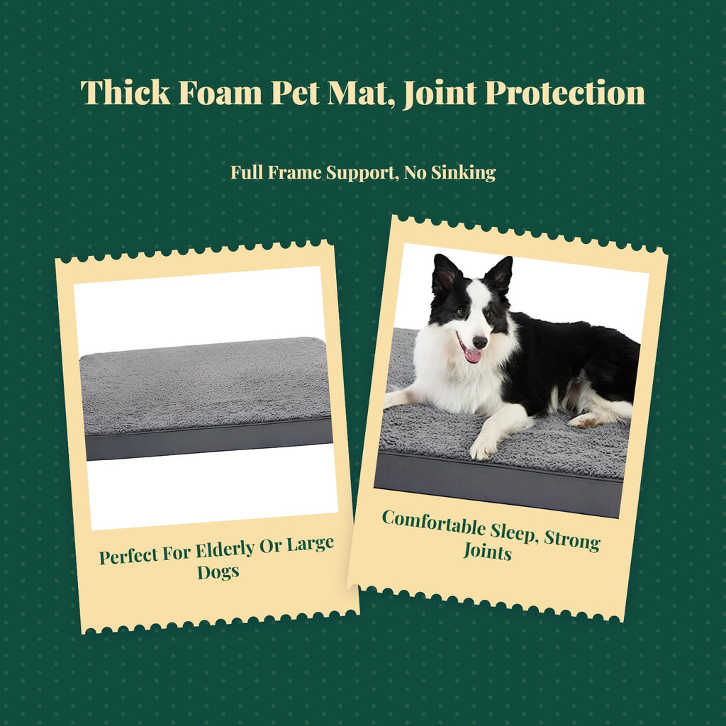 Orthopedic Dog Bed Removable Cover, Non-Slip, Joint Support
