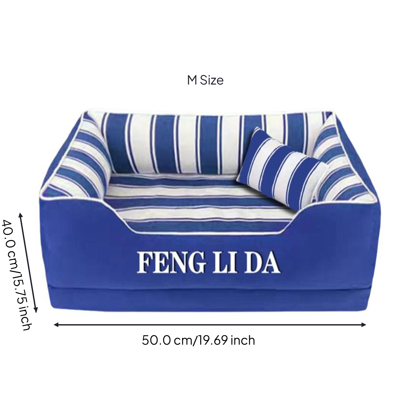 Washable non-slip pet bed