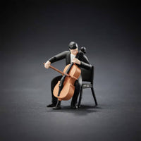 1/64 Scale Miniature Figures Micro Photography Prop Miniature Resin Figures Scene Decoration 1/64 Scale Figure Set for Diorama