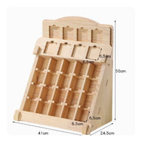 Anime Card Storage Rack Decorative Multi-Slot Card Display Stand Compact