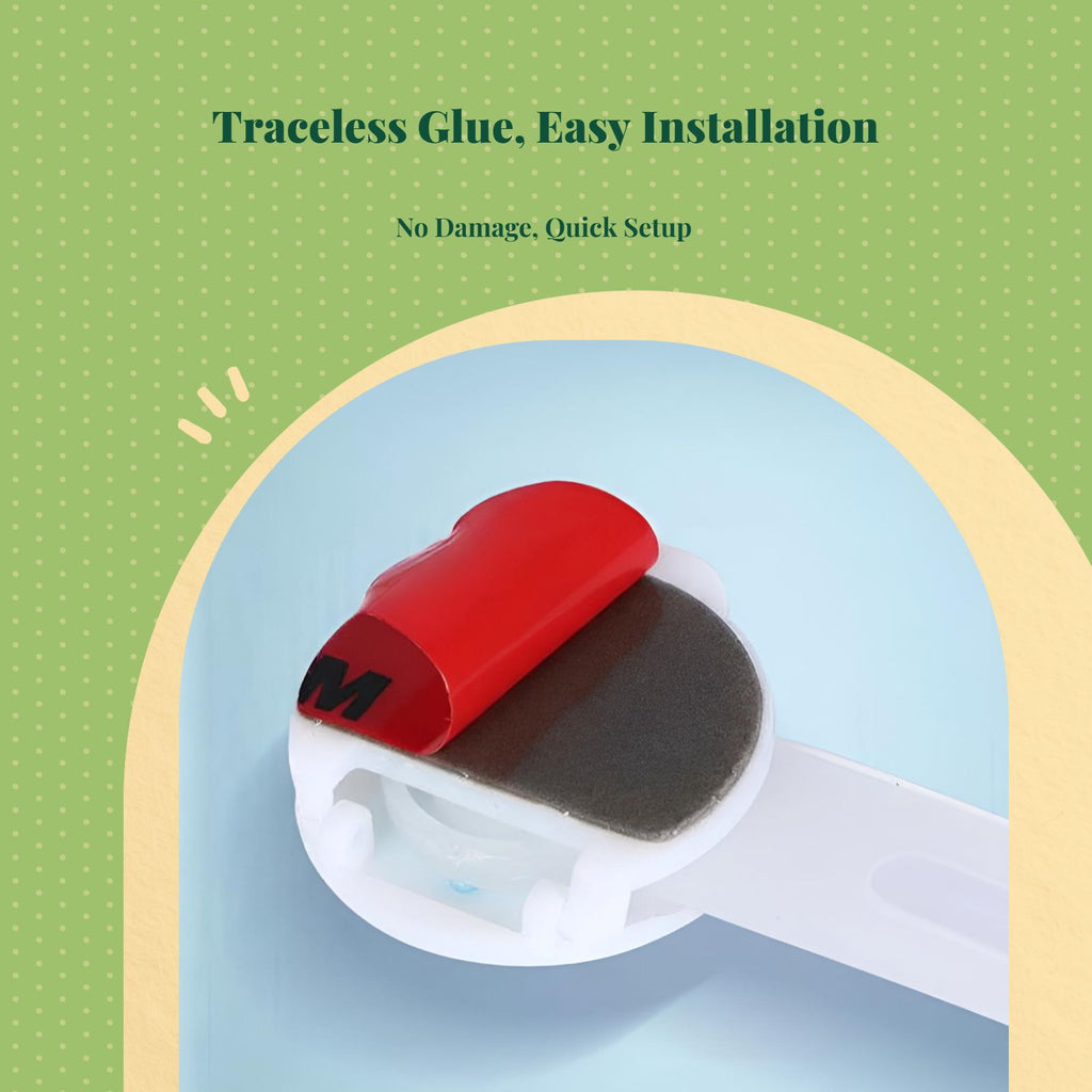 Toddler Guard Lock, Infant protected Cabinet Latch, Prevents Opening, Easy Installation, Multi-Purpose Drawer Lock