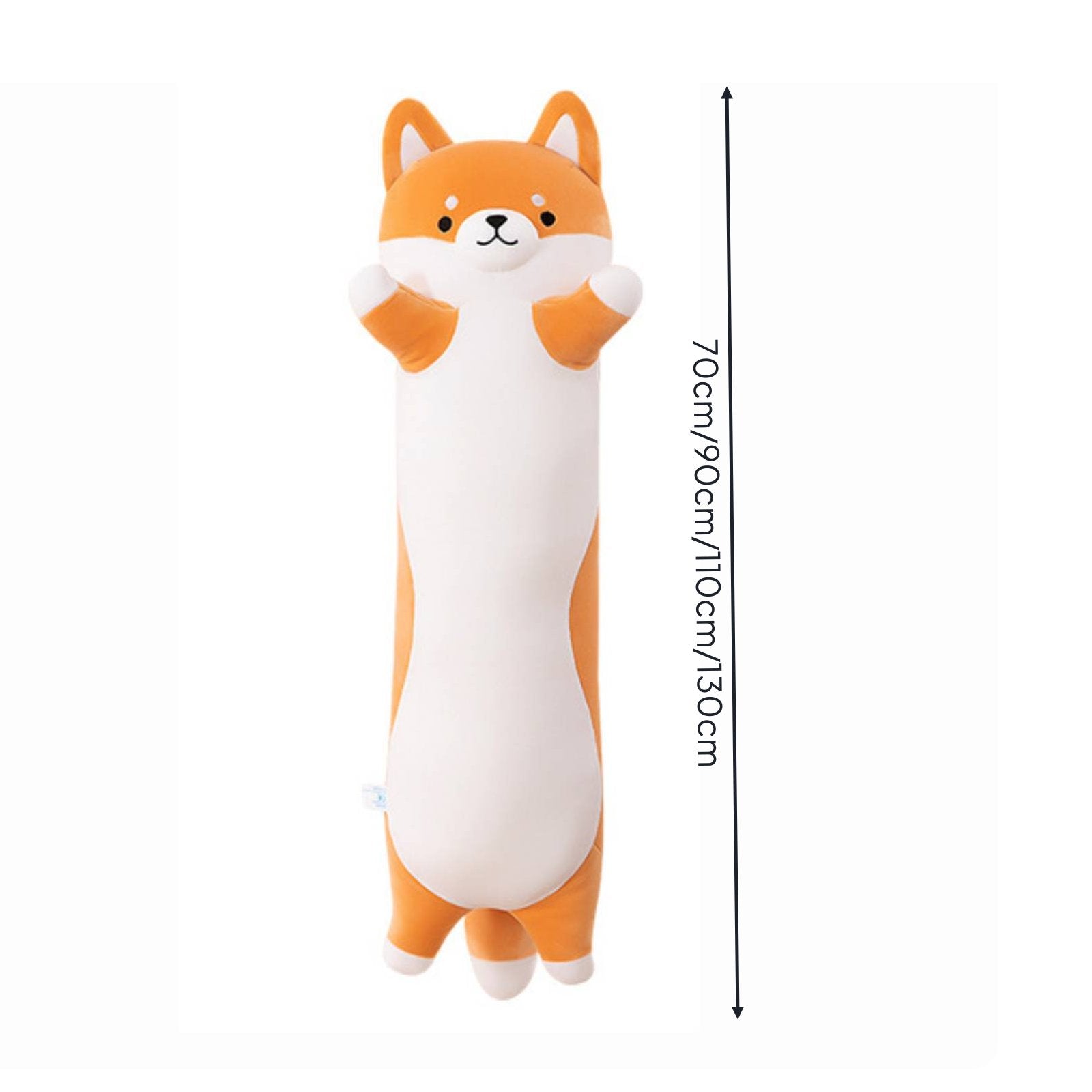 Japanese Dog Breed Cushy Soft and Soft Long Canine Body Pillow Textile Animal Stuffed Toy for Bedroom