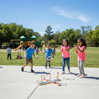 Wooden Hoop Toss Set Educational Kids Hoop Toss Toy Sturdy for Children