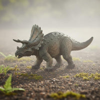 Triceratops Figure Long-Lasting Solid Dinosaur Model Educational for Boys