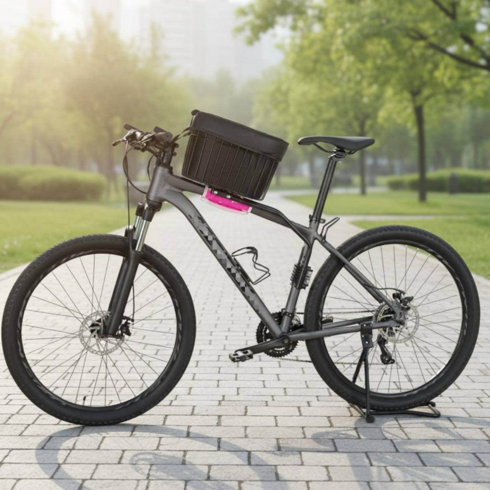 Foldable Dog Bike Basket Removable Dog Bike Basket Large Space for Outdoor Rides