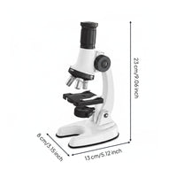 Kids Microscope Kit STEM Learning Educational Visual Microscope for Home Study