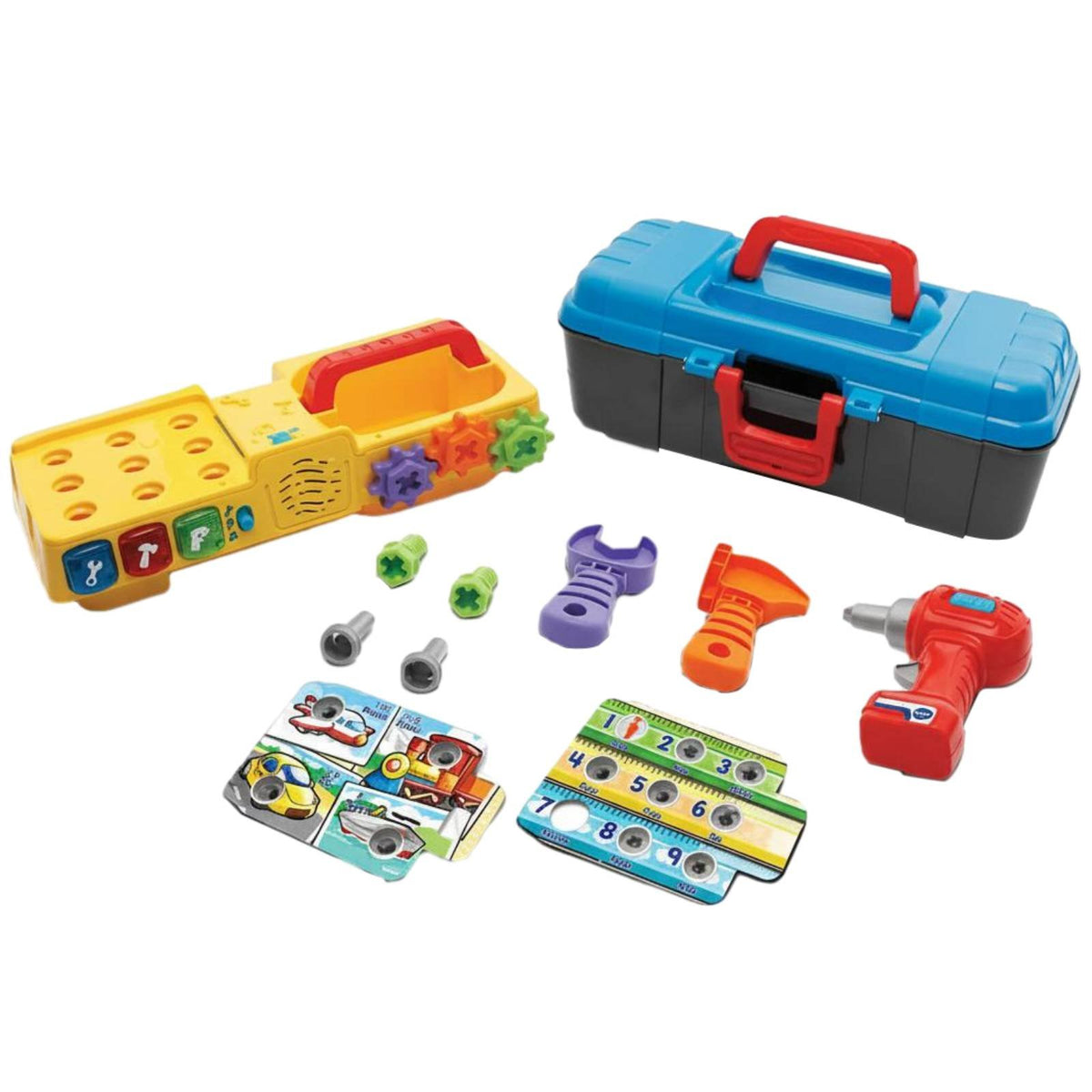 Interactive Learning Toolbox Safe Large Parts for Young Children, Preschoolers