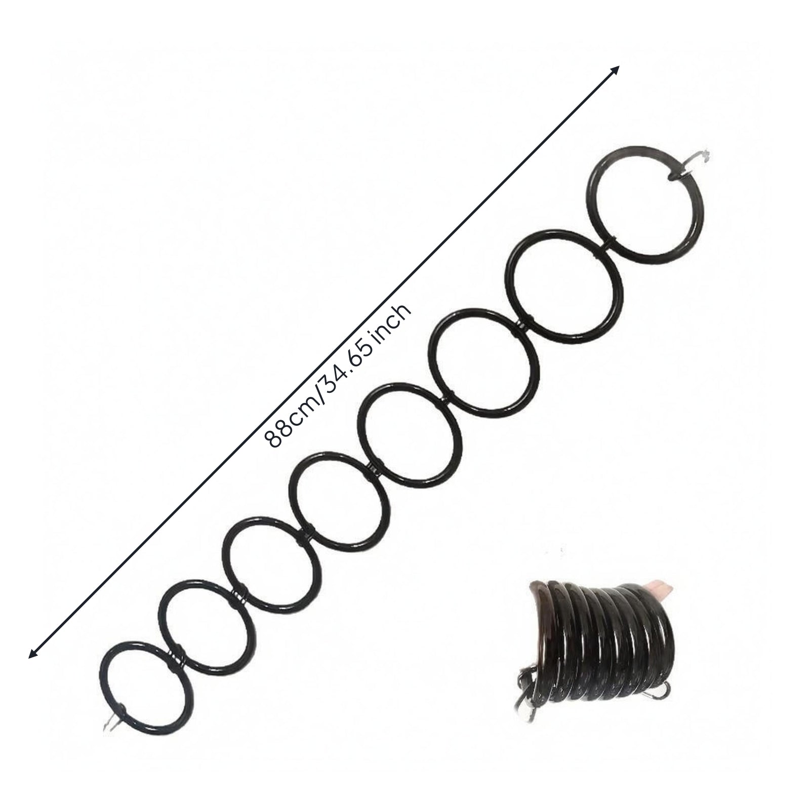 Reptile Climbing Toy Circular Hoops Hoop Ladder Black for Enclosure, Reptiles