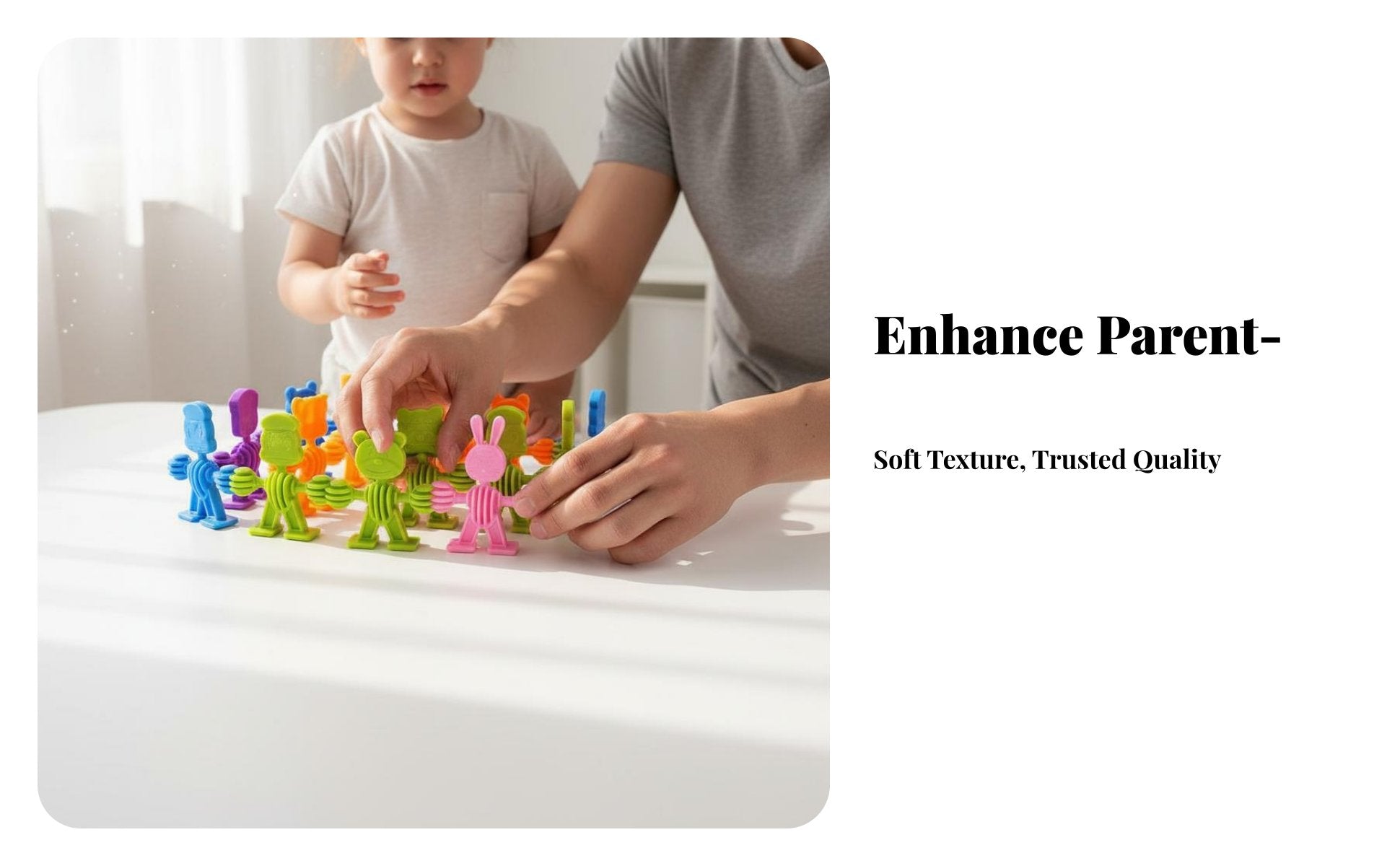 Fine Movement Skills Development Creature Character Stacking Blocks Colorful Design Stackable Creature Blocks Screen Non-Digital