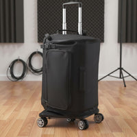 Rolling Amplifier Bag Shockproof Protection Padded Speaker Trolley for Travel