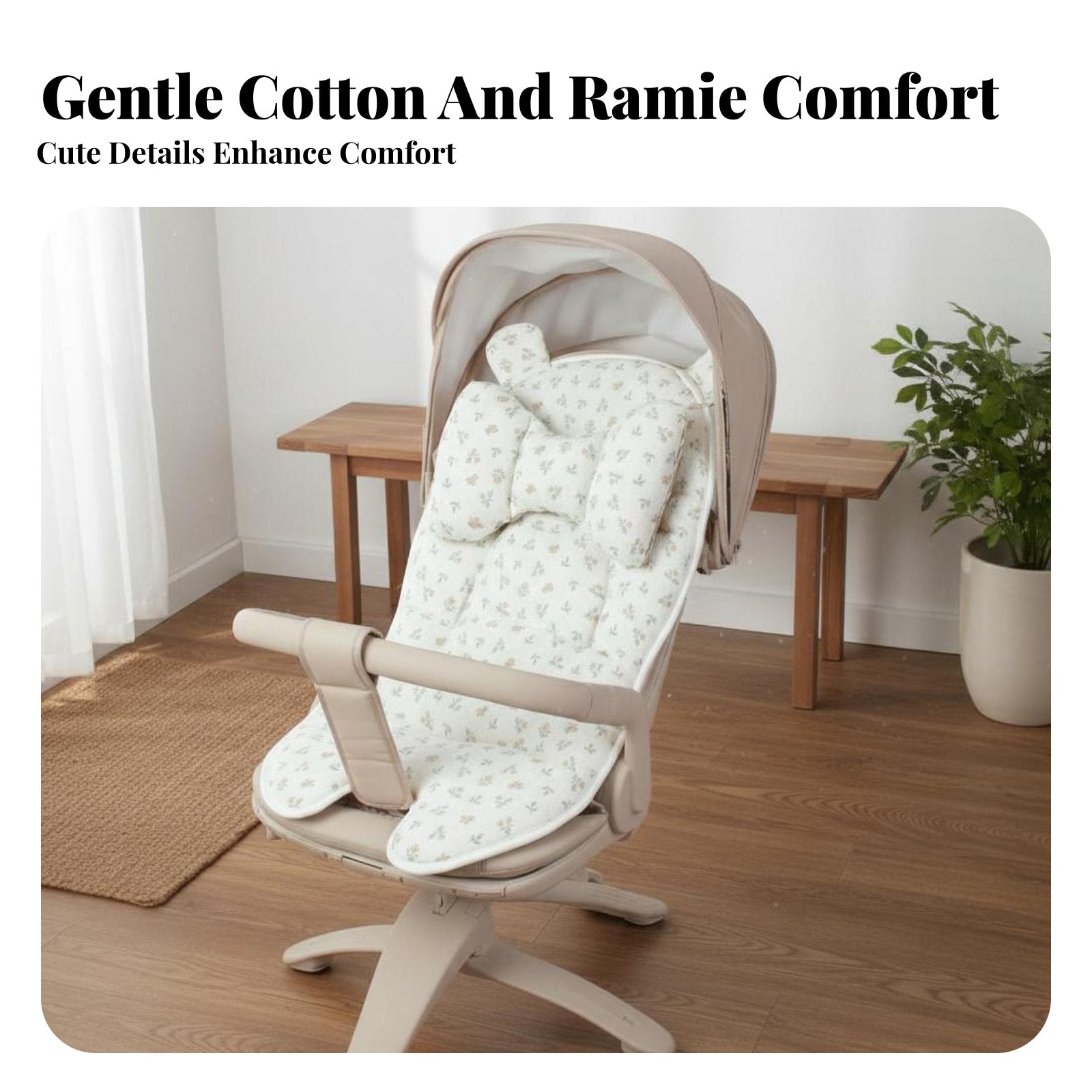 All-Season Baby Stroller Cushion Thickened Padding Universal Stroller Insert Soft & Comfortable for Babies, Kids, Strollers, Travel, Outdoor