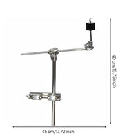 Cymbal Mounting Clamp Sturdy Metal Cymbal Holder Clamp Drum Kit Extension Mount for Drummers, Stage Performance