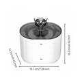 Rechargeable Kitty Fountain Quiet Pet Care Item Easy to Clean for Cats