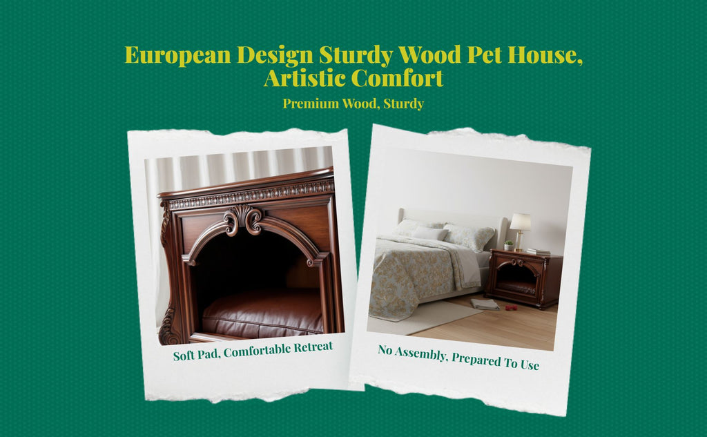 Sturdy wood indoor cat house