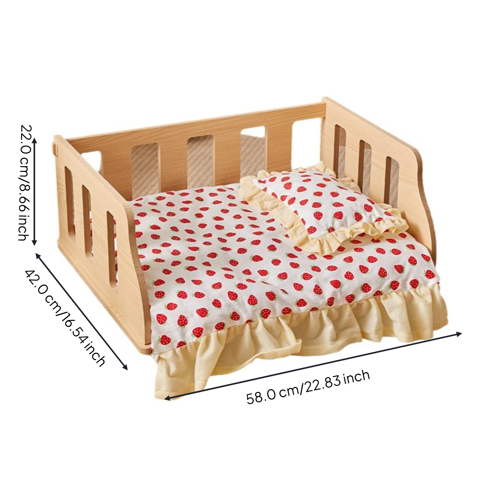 Removable cover pet bed