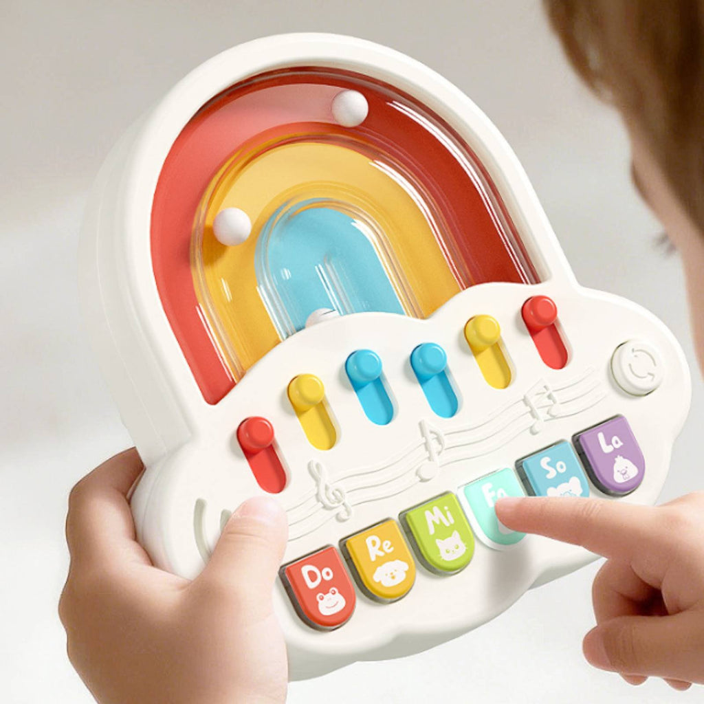Marble Piano Toy Educational Kids Keyboard Piano Colorful for Young Children