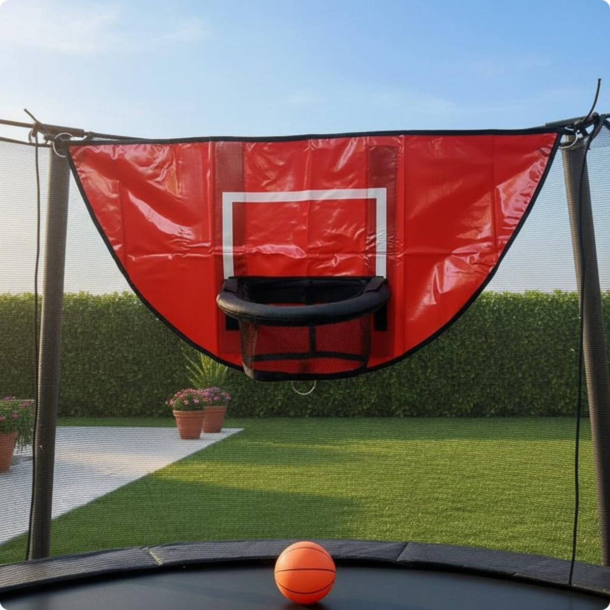 Trampoline Basketball Hoop Adjustable Cords Sports Gear PVC Material for Outdoor