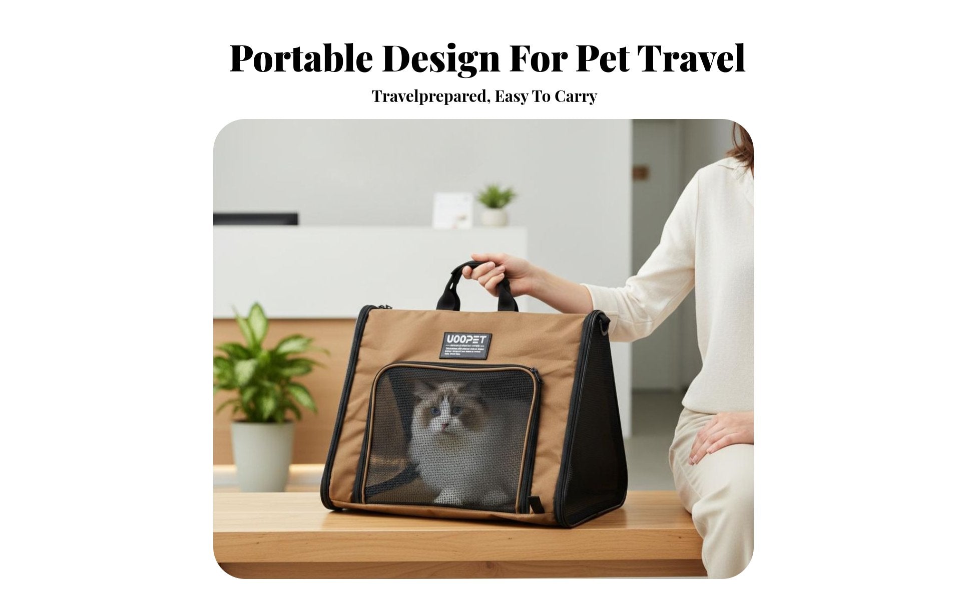 Foldable Mesh Pet Tote Wide Opening Foldable Mesh Pet Tent Stable Design