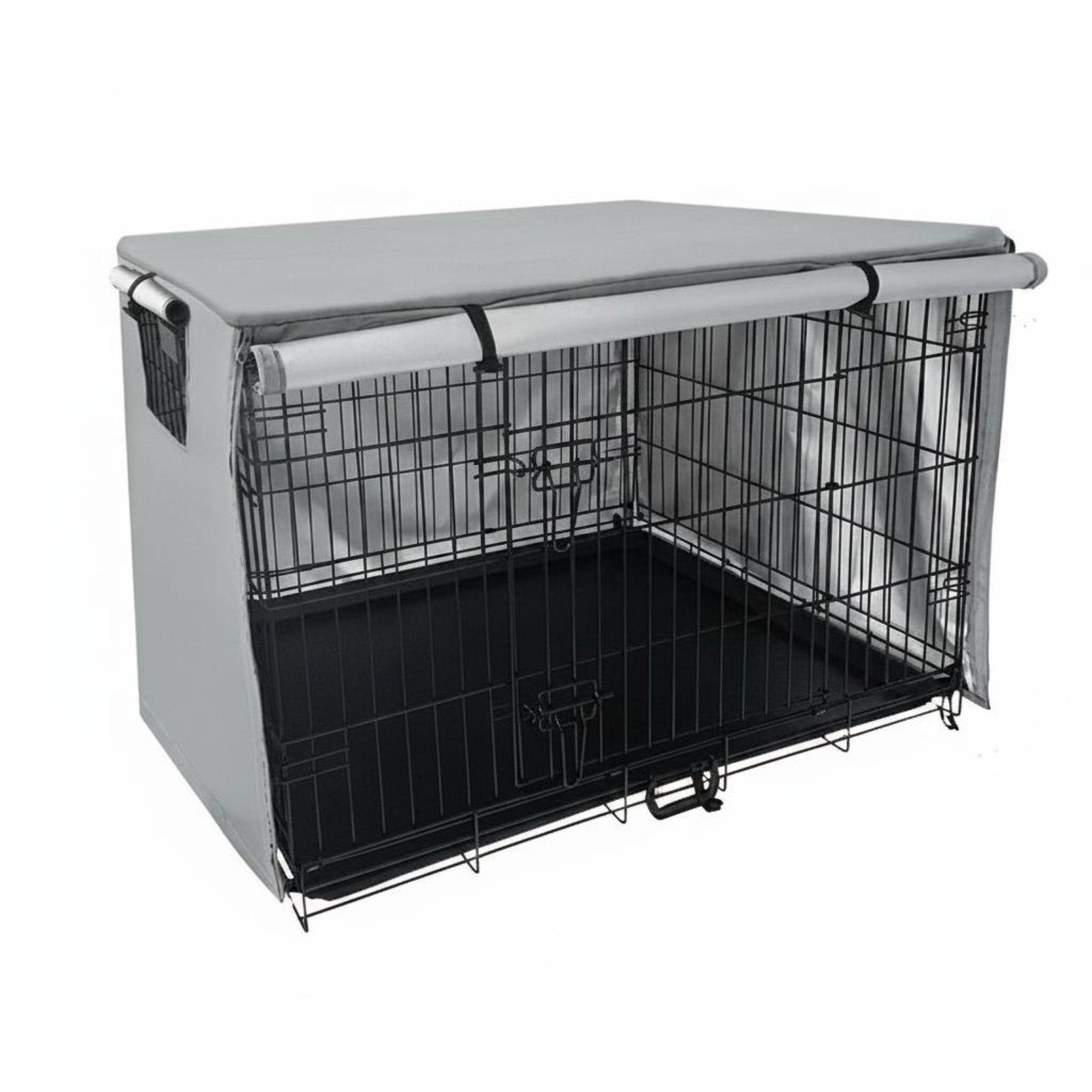 Dog Kennel Cover Waterproof Pet Crate Cover Long-Lasting 210D Oxford Material