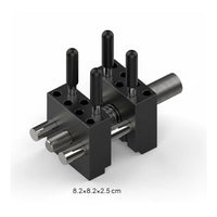 Mini Bench Vise Mounting Holes Metal Bench Vise Threaded Adjustment Rod