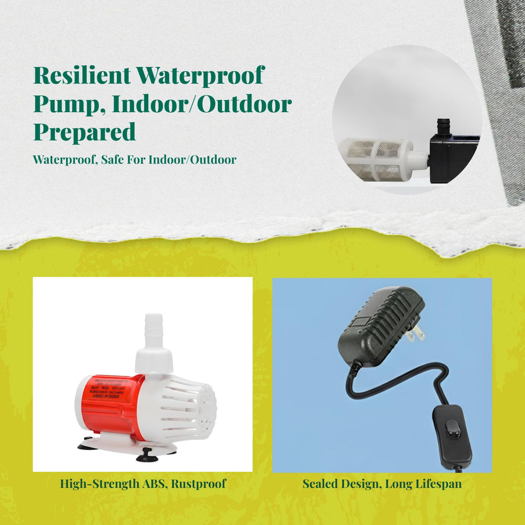 Silent adjustable aquarium pump