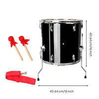 16 Inch Cheering Drum Easy to Carry Crowd Support Drum Set for Stadium, Parades