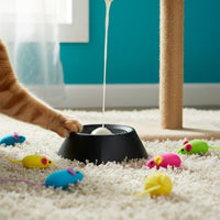 Feline Lick Toy Boredom Relief Feline Challenge Feeder Teeth Cleaning