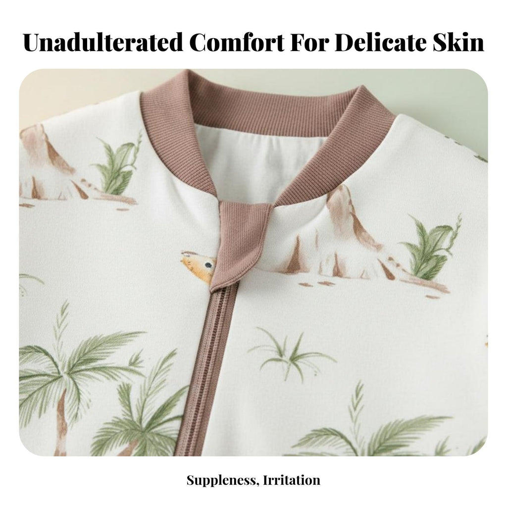 Split-Leg Sleepsuit Antishove-away Design mobility Sleepsuit year-round for young children