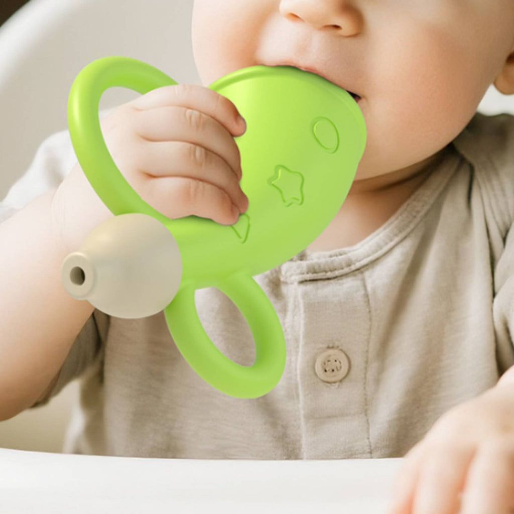 Baby Trumpet Safe to Gnaw-Safe Silicone Trumpet Toy Included for Playtime