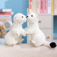 Ferret Stuffed Creature Soft Mustelid Stuffed Cuddly for Children