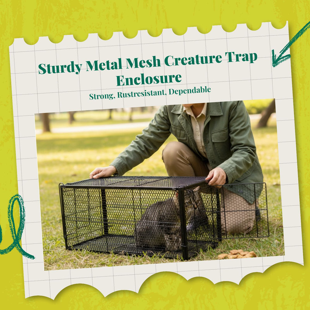Steel automatic pet trap