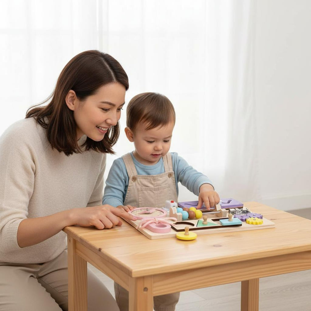 Educational Busy Board Educational Activity Board Hand Eye Coordination for Young Children, Kids, Kindergarten, Nursery