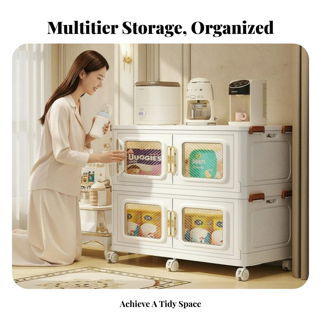 Mobile infant Drawer Organizer Space-Saving Design cloth Drawer storage versatile
