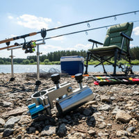 Fishing Chair Mount Aluminum Alloy Rod Holder Bracket Anti-Loss Screws Universal for Anglers