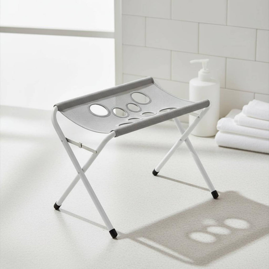 Feline Dog Bathing Rack Foldable Pet Wash Stand Hands-Hands-Free for Bathroom