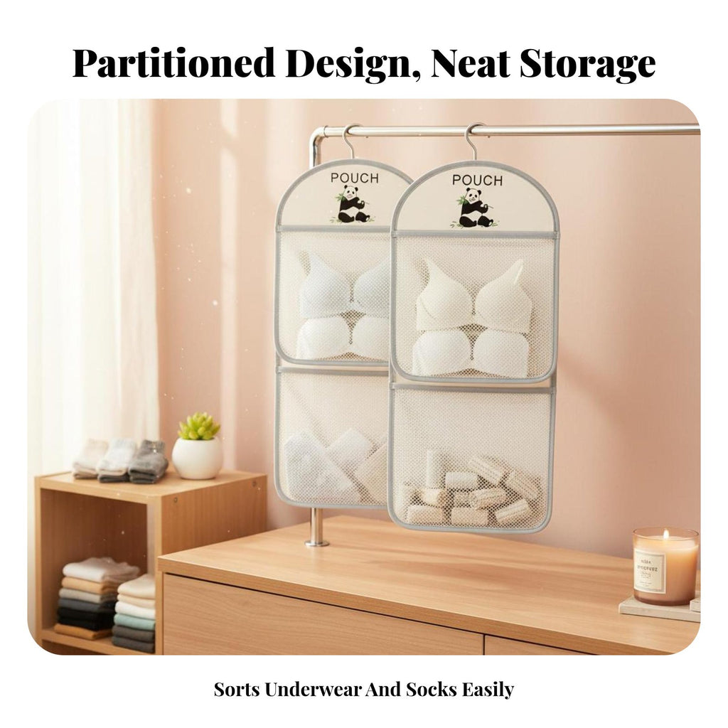 3 Pieces Underwear Organizer Set Space-Saving Household Storage Foldable