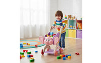 Elephant Shopping Cart Toy Multi-Layer Storage for Playroom, Young Children