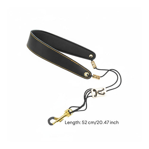 Wind Instrument Strap Golden Finish Metal Music Gear Adjustable