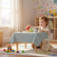 Afternoon Tea Playset Burr-Smooth Wooden Tea Set for Home, Preschoolers