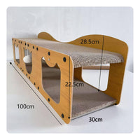 Cat Tunnel Scratcher Double Layer Cat Scratcher Sofa Wear Resistant Feline Furniture for Cats, Indoor