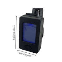 Rectangular Clip-Attached Tuner Circular Power Button Electronic Clip-Attached